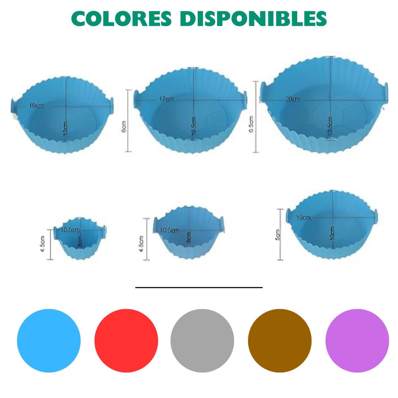 🔥 Molde de Silicona para Air Fryer – ¡Solo hoy -40%! Comida más crujiente sin ensuciar 🍗✨