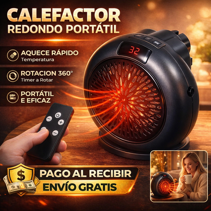 🔥 Calefactor Redondo Portátil ❄️➡️🔥 Calor Instantáneo en Segundos — ¡60% DE DESCUENTO HOY! 💥