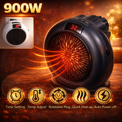 🔥 Calefactor Redondo Portátil ❄️➡️🔥 Calor Instantáneo en Segundos — ¡60% DE DESCUENTO HOY! 💥