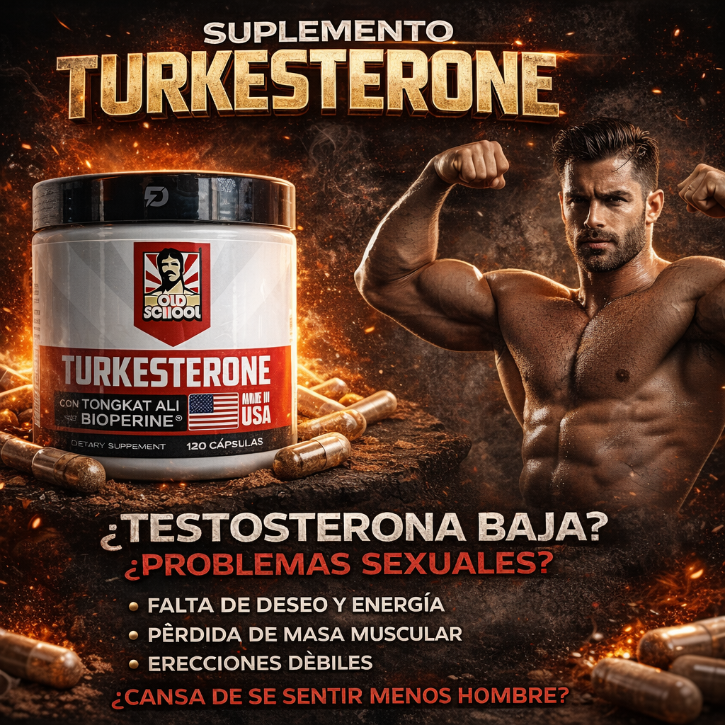💊Turkesterone 60 capsulas – Más Testosterona, Más Energía y Mejor Vida Sexual 🔥🍆 (60% de Descuento Hoy)