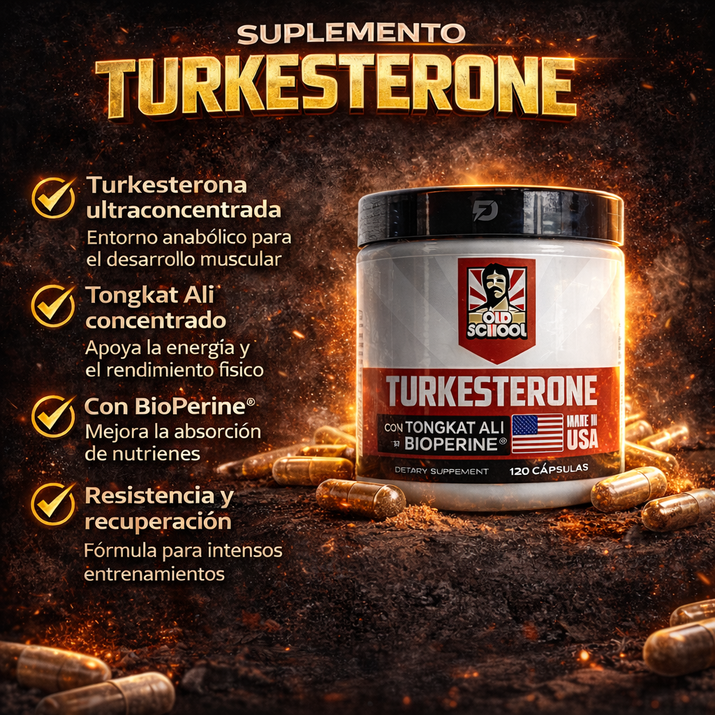 💊Turkesterone 60 capsulas – Más Testosterona, Más Energía y Mejor Vida Sexual 🔥🍆 (60% de Descuento Hoy)