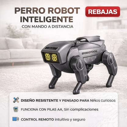 🐶Perro robot interactivo  - Regalo perfecto para niños 🤖 - 60% OFF Solo Hoy🔥