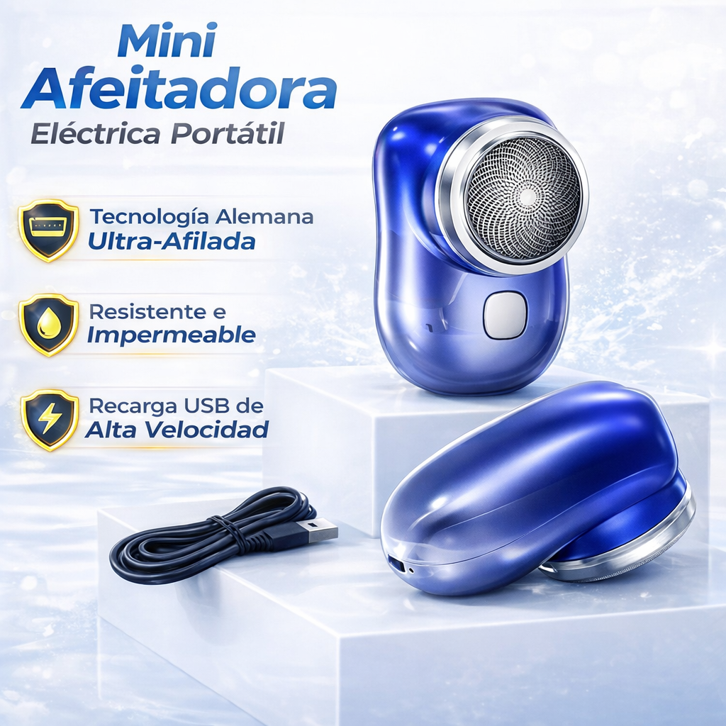 💥 Solo Hoy: Mini Afeitadora Eléctrica Potente y Precisa 🪒⚡ 60% OFF