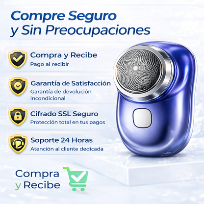 💥 Solo Hoy: Mini Afeitadora Eléctrica Potente y Precisa 🪒⚡ 60% OFF