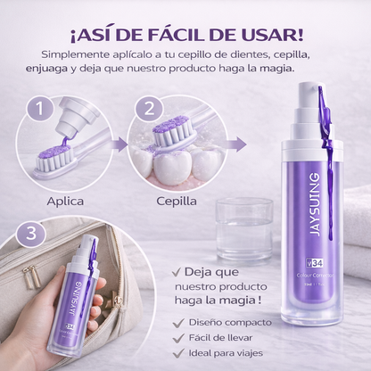 🦷JAYSUING v34 - ¡PAGA 1 Y LLEVA 2! Blanqueador dental PREMIUM 30ml - ¡DESCUENTO EXCLUSIVO SOLO HOY!🔥
