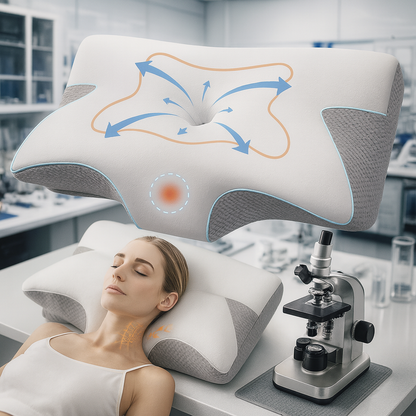 🌙Almohada Ortopédica Premium 😴 – 💤¡Duérmete sin dolor! (-60% solo hoy)🛏️