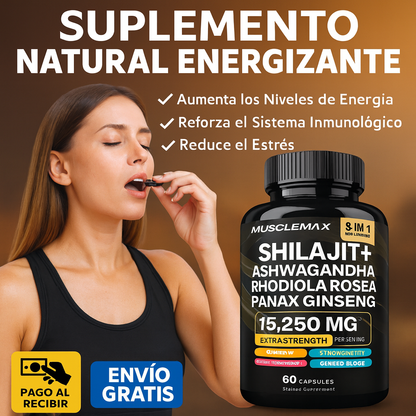 💊 Suplemento Natural Shilajit 8 en 1 – Más Fuerza, Más Energía ⚡️(60% OFF Solo Hoy)⏰