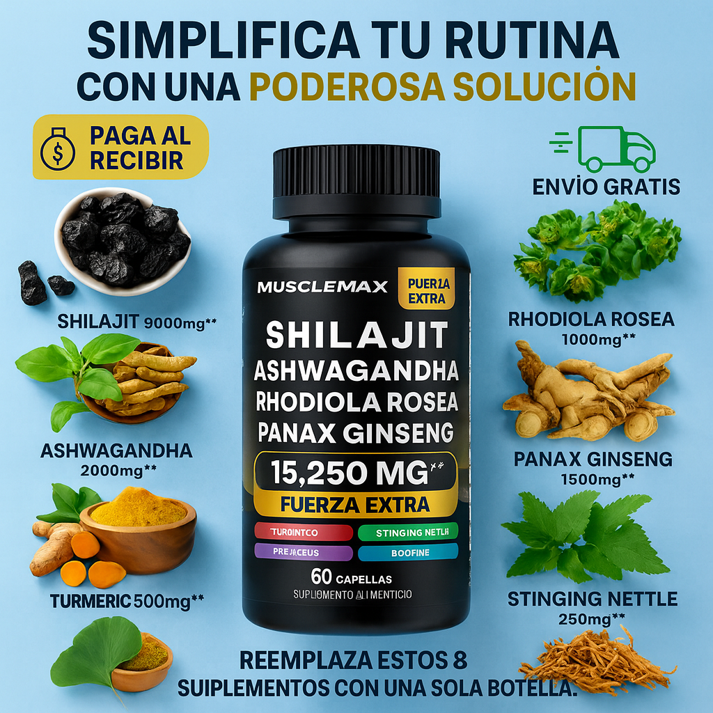 💊 Suplemento Natural Shilajit 8 en 1 – Más Fuerza, Más Energía ⚡️(60% OFF Solo Hoy)⏰