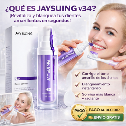 🦷JAYSUING v34 - ¡PAGA 1 Y LLEVA 2! Blanqueador dental PREMIUM 30ml - ¡DESCUENTO EXCLUSIVO SOLO HOY!🔥