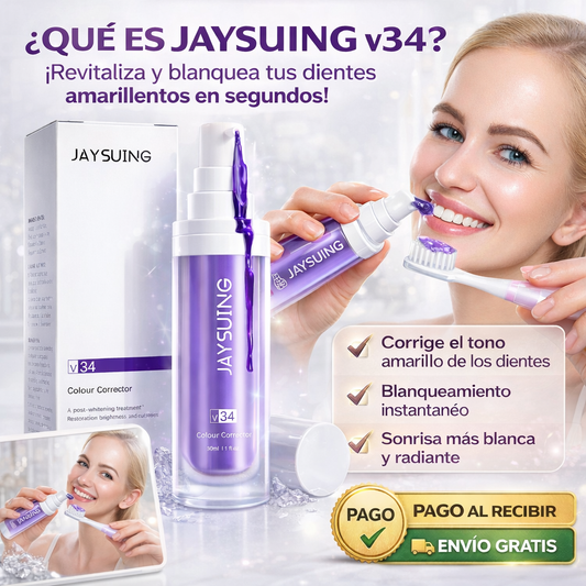 🦷JAYSUING v34 - ¡PAGA 1 Y LLEVA 2! Blanqueador dental PREMIUM 30ml - ¡DESCUENTO EXCLUSIVO SOLO HOY!🔥