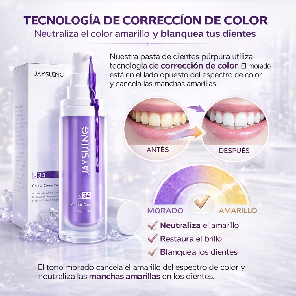 🦷JAYSUING v34 - ¡PAGA 1 Y LLEVA 2! Blanqueador dental PREMIUM 30ml - ¡DESCUENTO EXCLUSIVO SOLO HOY!🔥