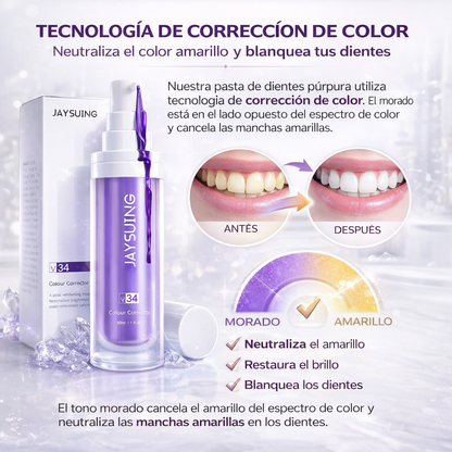 🦷JAYSUING v34 - ¡PAGA 1 Y LLEVA 2! Blanqueador dental PREMIUM 30ml - ¡DESCUENTO EXCLUSIVO SOLO HOY!🔥