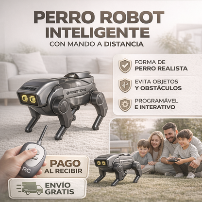 🐶Perro robot interactivo  - Regalo perfecto para niños 🤖 - 60% OFF Solo Hoy🔥