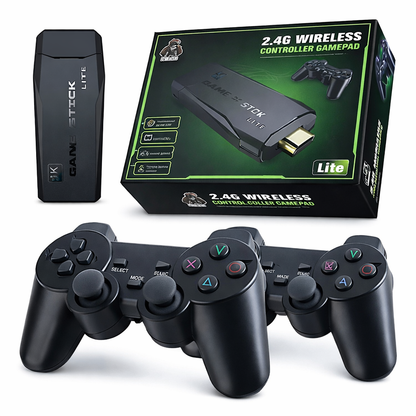 🎮 GameStick 4K – Consola Retro - ⏰ SOLO HOY CON 60% DE DESCUENTO🔥