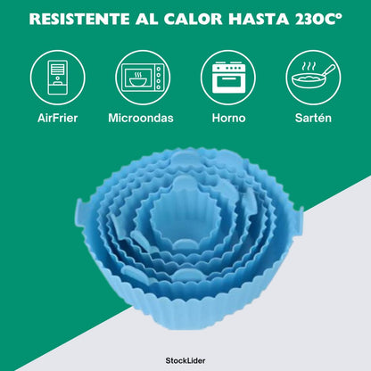 🔥 Molde de Silicona para Air Fryer – ¡Solo hoy -40%! Comida más crujiente sin ensuciar 🍗✨