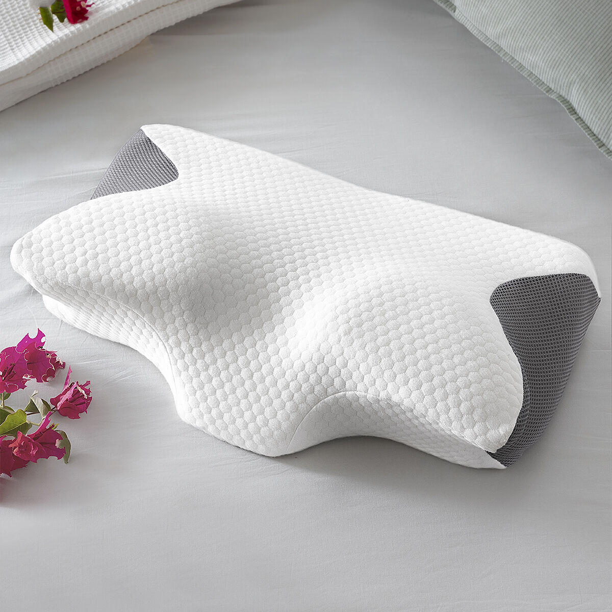 🌙Almohada Ortopédica Premium 😴 – 💤¡Duérmete sin dolor! (-60% solo hoy)🛏️